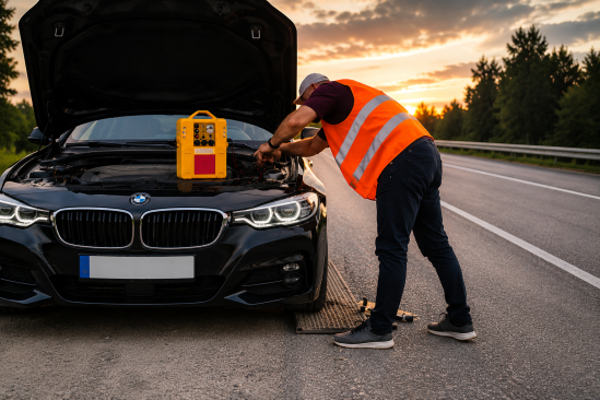 jumpstart car battery cables